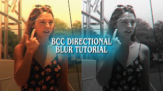 Smooth BCC Directional Blur Tutorial  After Effects [upl. by Hannon236]