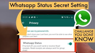 How to view WhatsApp Status without letting them Know  Hide Viewed By in WhatsApp [upl. by Eimaj438]