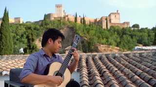 Francisco Tárrega Recuerdos de la Alhambra  An Tran guitar [upl. by Eilahs105]