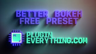 How To Get Better Camera Lens Blur in After Effects For Free  Better Bokeh [upl. by Juanita]