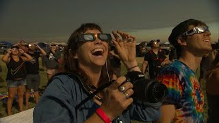 Americans awestruck by rare total solar eclipse [upl. by Phippen]