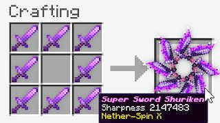 Minecraft UHC but you can craft a Sword Shuriken [upl. by Thevenot899]