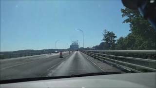 Driving over the CastletononHudson Bridge [upl. by Aselehc540]