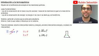 Introducción a la termoquímica Leyes Sistema y entorno Tipos de sistemas termodinámicos [upl. by Ramej]