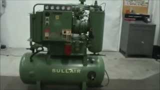 Sullair 10B25 25 HP Rotary Screw Air Compressor ACP2058 [upl. by Adelbert]