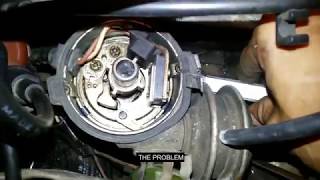 HOW TO SET IGNITION TIMING WO TIMING LIGHT ON A TOYOTA 4K ENGINE ENGLISH SUBTITLE [upl. by Mellette179]