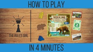 How to Play Trekking the National Parks in 4 Minutes  The Rules Girl [upl. by Seldan98]