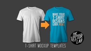 Mock Up A T Shirt Design in 6 Steps  Photoshop [upl. by Marcelia]