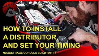 How to Install a 4AGE Distributor and Set the Timing [upl. by Itra11]