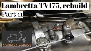 Fitting lambretta cables TV175 rebuild part 11 [upl. by Sands]