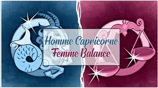 Homme Capricorne ♑ Femme Balance ♎  compatibilité amoureuse [upl. by Cony661]