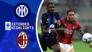 Inter vs AC Milan Extended Highlights  Serie A  CBS Sports Golazo [upl. by Zeralda587]