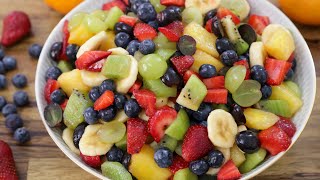 Fruit Salad Recipe [upl. by Aro677]