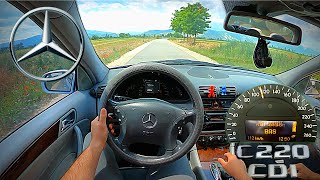 2000 Mercedes Benz C220 CDI W203  POV Drive [upl. by Sirrap]