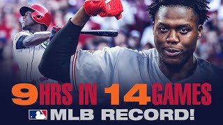 Reds’ Aristides Aquino becomes fastest to 9 career homers [upl. by Gustave]