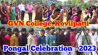 GVN College Pongal Celebration  2023 [upl. by Swain55]