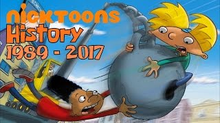 Nicktoons History 1989  2017 [upl. by Ramedlav]