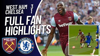 WEST HAM SMASH CHELSEA West Ham 31 Chelsea Highlights [upl. by Narf527]