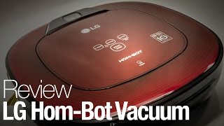 LG VR65502LV HomBot Robot Vacuum Review [upl. by Ihtak]