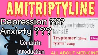 Amitriptyline 10mg  amitriptiline hydrochloride tablets ip  typtomer 10 mg in hindi [upl. by Aimar558]