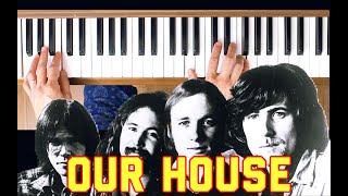 Our House CSNY Piano Tutorial Easy [upl. by Melba]