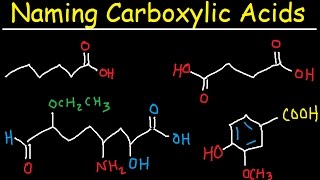 Naming Carboxylic Acids  IUPAC Nomenclature  Organic Chemistry [upl. by Phyllys]