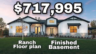 Luxury Home Tour  Parker Colorado  THE CRESTONE Model  Ranch Floor Plan  Toll Brothers Builder [upl. by Nnil711]