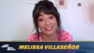 Melissa Villaseñor Shocks Seth with Her Kristen Wiig Impression [upl. by Cott436]