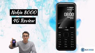 Nokia 8000 4G Black colour Review [upl. by Silvio]