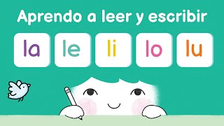 Aprender a leer las sílabas la le li lo lu [upl. by Perlman]