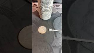 How to Clean Silver Coins  Coin Restoration [upl. by Rhyne]