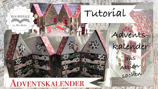 DIY  Adventskalender  Advent Calendar  Papier aus meinem Action Haul  Christmas  Tutorial [upl. by Kolnos126]