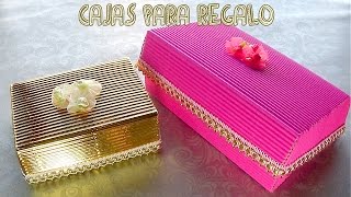 Cajas de regalo hechas con cartón │CandyBu [upl. by Stoops]