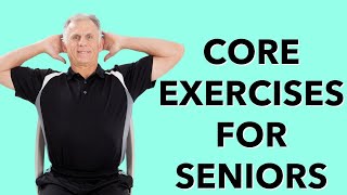 Simple Seated Core Strengthening Workout for Seniors At Home [upl. by Ahsiena]