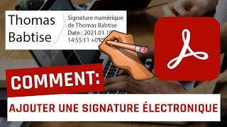 Comment ajouter une signature électronique sur un PDF avec Adobe Reader [upl. by Leahcimluap]