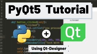 PyQt5 Tutorial  How to Use Qt Designer [upl. by Nyahs854]