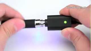 Great Vapes  Charging your eGoC ecigarette battery [upl. by Lemrahs637]