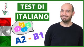 QUIZ DI ITALIANO livello B1  Esercitati in italiano con Francesco ITALIAN subtitles [upl. by Zachery]