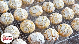 AMARETTI BISCUITS  How to Make Almond Amaretti Cookies [upl. by Arissa]