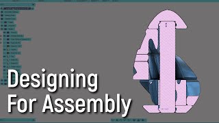 Designing for Assembly in Fusion 360 Advanced CAD Tutorial [upl. by Mendelson]