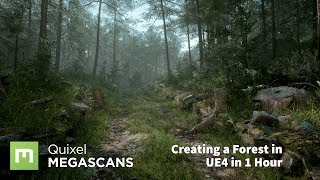 Create a Forest in UE4 in 1 Hour [upl. by Riggins]