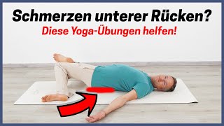 18 Minuten EINFACHE YogaÜbungen gegen Rückenschmerzen [upl. by Lleuqram414]