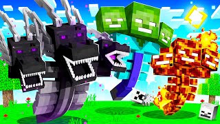 Overpowered Wither Bosses in Minecraft [upl. by Mccormac8]