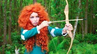 Disneys BRAVE Merida Makeup Tutorial [upl. by Bolen]