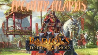 Total War Warhammer 3 Radious Mod Frontier Guard units performance [upl. by Nylesaj]