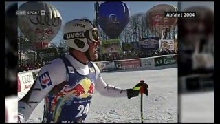 Alpine ski 2004 Kitzbuhel Abfahrt [upl. by Edny]