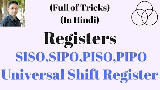 Universal Shift Registers Digital Electronics63 by SAHAV SINGH YADAV [upl. by Jean335]