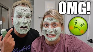 CRAZIEST SKIN MASK EVER Green Mask Pore Cleansing Stick [upl. by Rabma895]