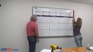 Dry Erase Board Installation [upl. by Gannes]