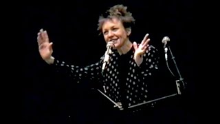 Laurie Anderson  The Speed of Darkness Full Performance [upl. by Averell]